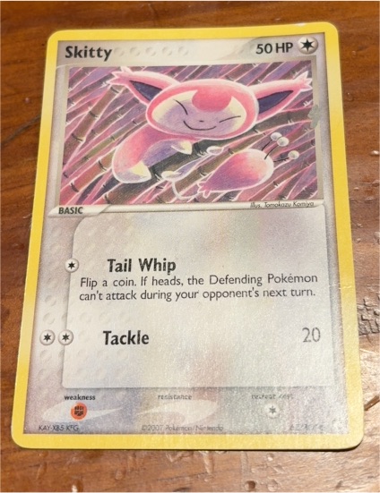 2007 Pokémon EX Power Keepers #62 Skitty — front
