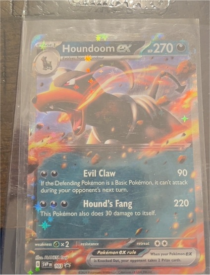 2024 Pokémon TCG Houndoom ex #103 — front
