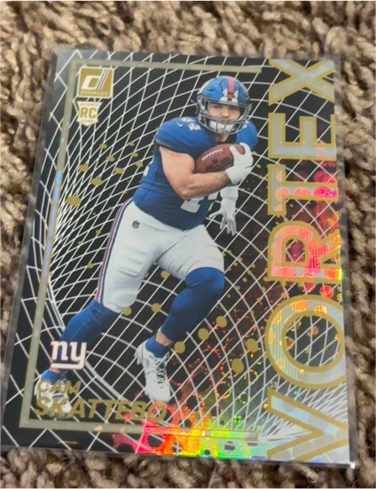 2025 Donruss #23 Cam Skattebo Vortex Rookie — front