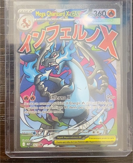 2009 Pokémon Phantasmal Flames Mega Charizard X EX #023 Black Star Promo — front