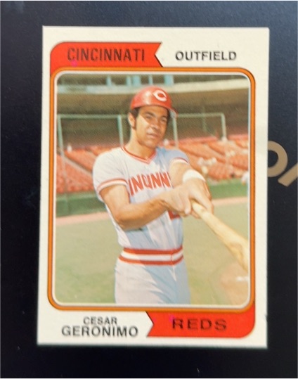 1974 Topps #181 Cesar Geronimo — front