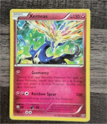 2014 Pokemon XY Base Set #96 Xerneas — front