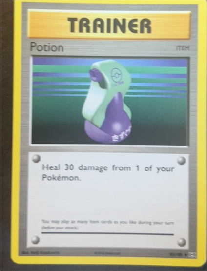2016 Pokémon XY Evolutions #83 Potion — front