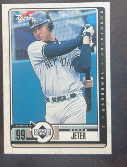 1999 Upper Deck Retro #2 Derek Jeter — front