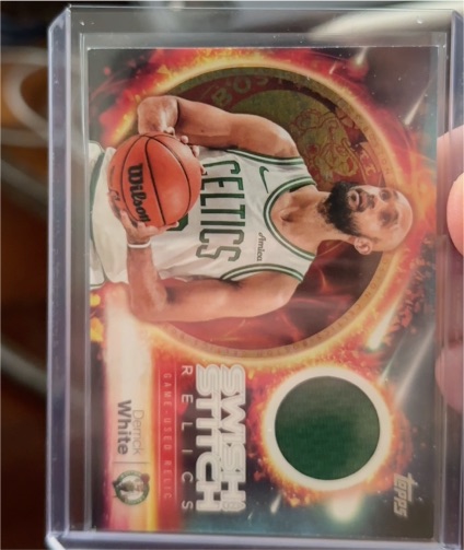 2025-26 Topps Swish and Stitch Relics #SST-JT Jayson Tatum — front