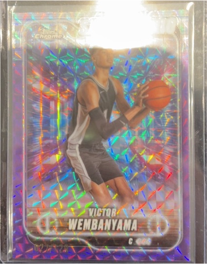 2024-25 Topps Chrome #193 Victor Wembanyama — front