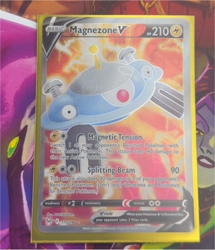 2022 Pokémon Lost Origin #175 Magnezone V — front