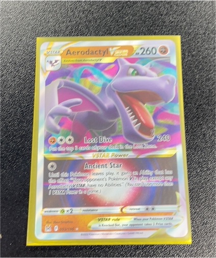 2022 Pokémon TCG Lost Origin #093 Aerodactyl VSTAR — front
