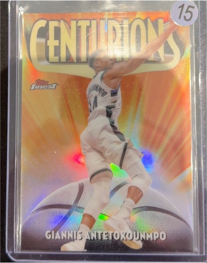 2023-24 Topps Finest #C-7 Giannis Antetokounmpo Centurions — front