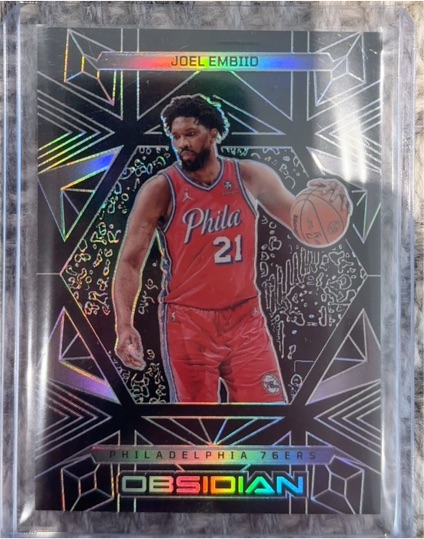 2024-25 Panini Obsidian #21 Joel Embiid — front