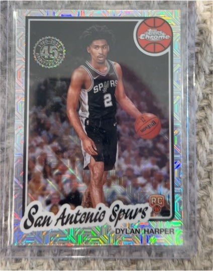 2025-26 Topps Chrome 45th Anniversary #TC-DH Dylan Harper — front