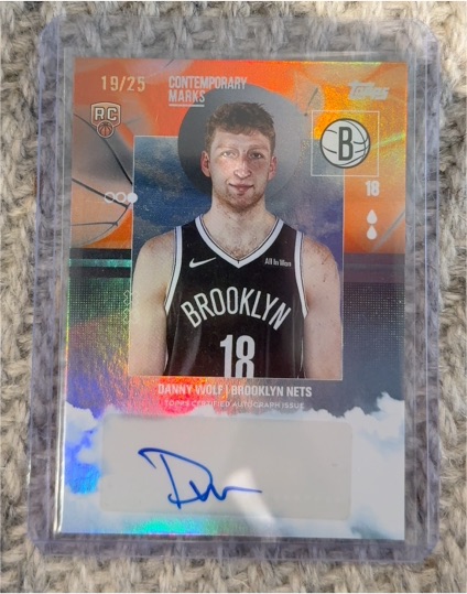 2025-26 Topps Contemporary Marks #CM-DW Danny Wolf — front