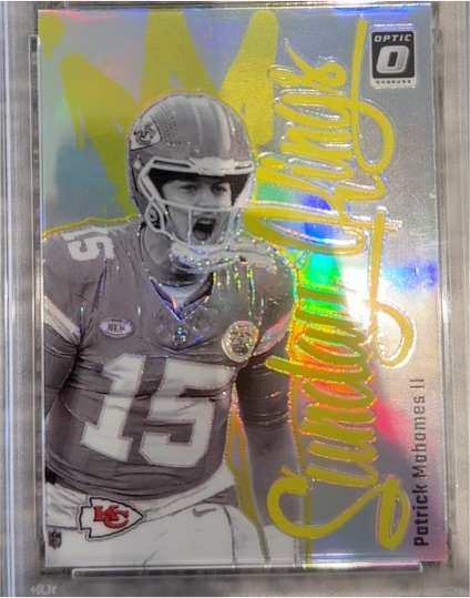 2024 Panini Donruss Optic Sunday Kings #1 Patrick Mahomes II — front