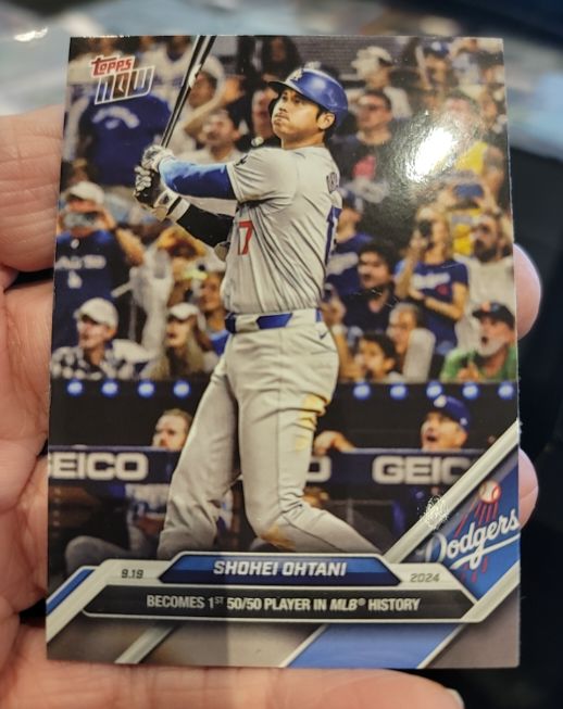 2024 Topps NOW #722 Shohei Ohtani — front