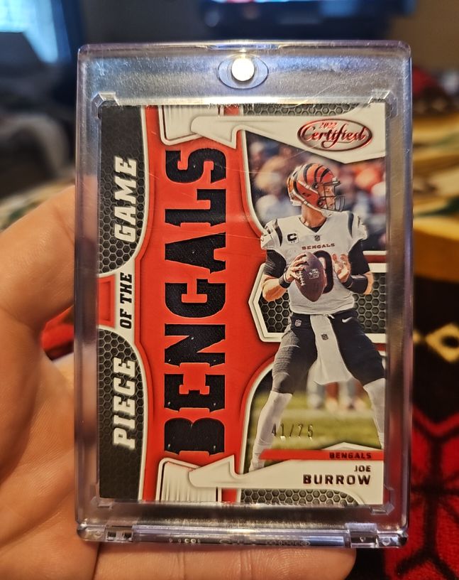 2022 Panini Certified #PG-JB Joe Burrow — front
