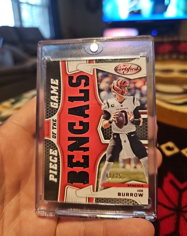 2022 Panini Certified Piece of the Game #PG-JB Joe Burrow — front