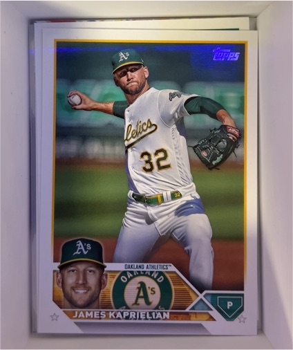 2023 Topps Update #US240 James Kaprielian — front