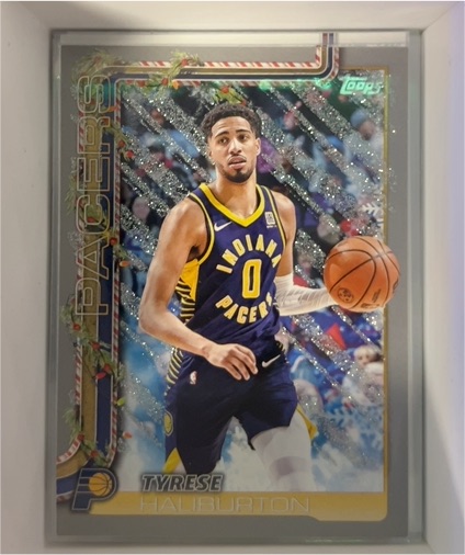 2025-26 Topps Holiday #H38 Tyrese Haliburton — front