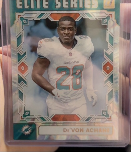 2025 Panini Donruss #TES-DAC De'Von Achane Elite Series — front