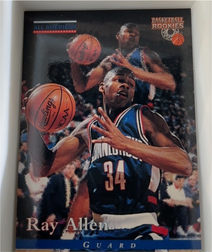 1996 Score Board Basketball Rookies #84 Ray Allen — front