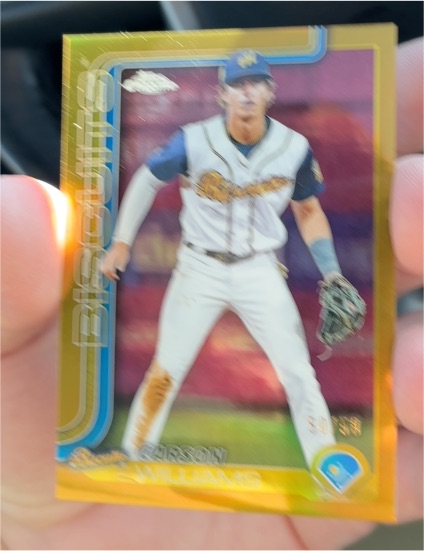 2025 Topps Chrome #203 Spencer Schwellenbach — front