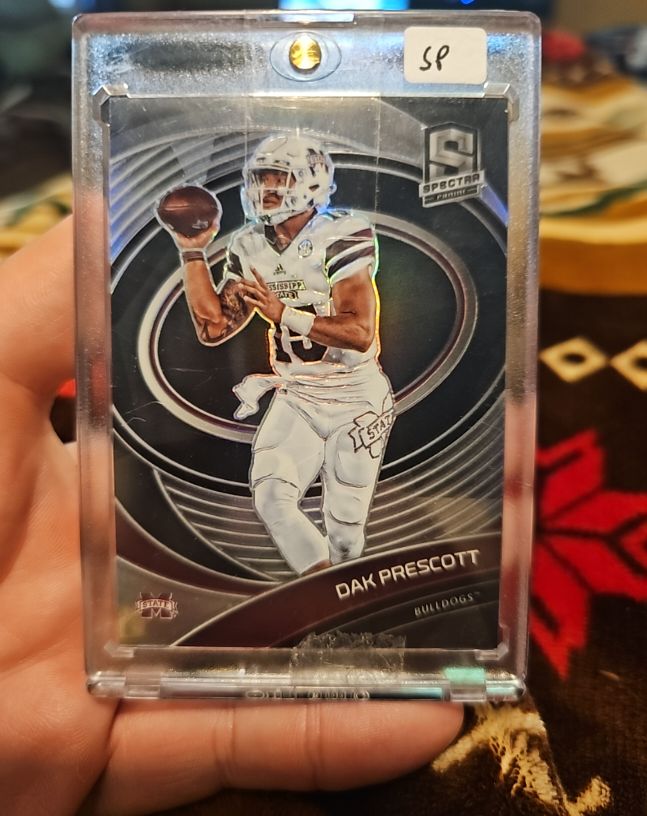 2022 Panini Chronicles Draft Spectra #56 Dak Prescott Silver Prizm — front