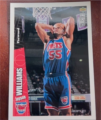 1996-97 Upper Deck Collector's Choice #99 Jayson Williams — front