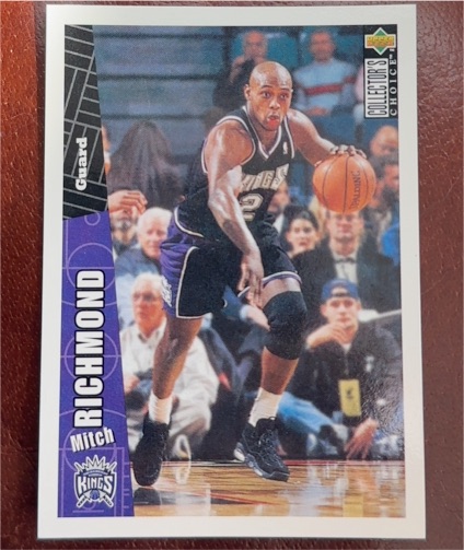 1996-97 Upper Deck Collector's Choice #322 Mitch Richmond — front
