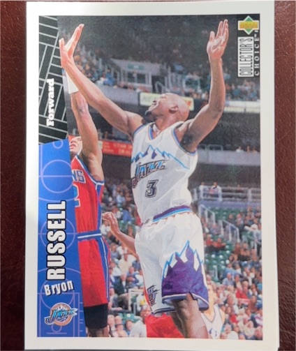 1996-97 Collector's Choice #343 Bryon Russell — front
