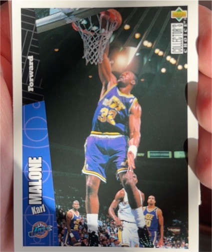 1996-97 Upper Deck Collector's Choice #155 Karl Malone — front