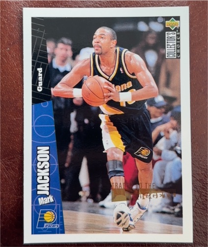 1996-97 Upper Deck Collector's Choice #66 Mark Jackson — front