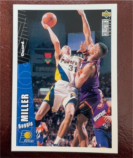 1996-97 Upper Deck Collector's Choice #257 Reggie Miller — front