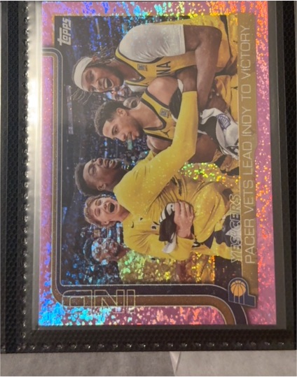 2025-26 Topps #280 Yes'Cers: Pacer Vets Lead Indy To Victory — front