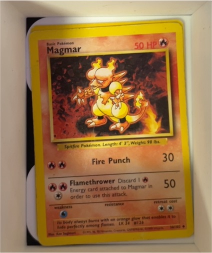 1999 Pokémon #36 Magmar — front