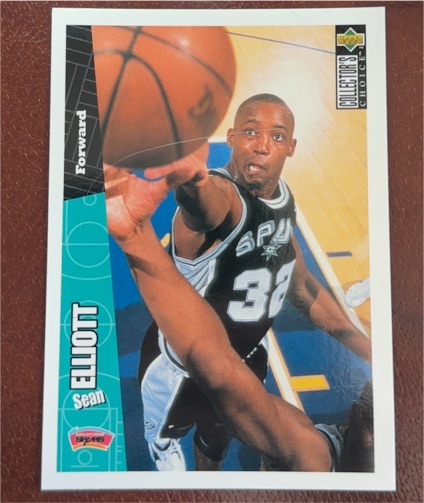 1996-97 Collector's Choice #140 Sean Elliott — front