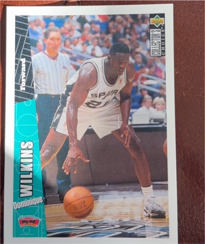 1996-97 Collector's Choice #325 Dominique Wilkins — front