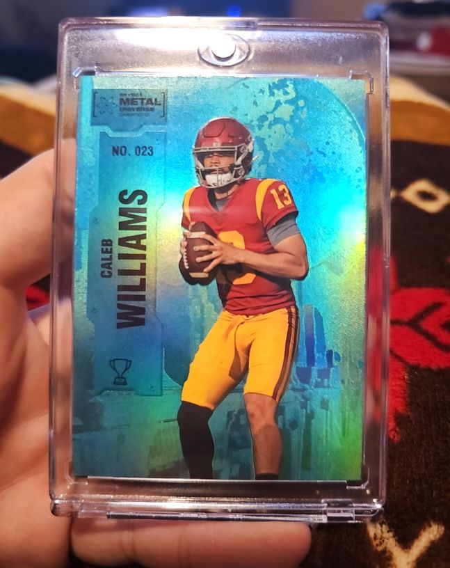 2022 Skybox Metal Universe Champions #023 Caleb Williams — front