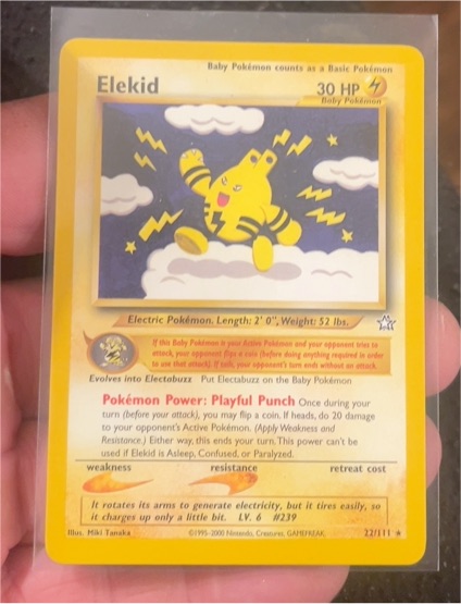 2000 Neo Genesis #22 Elekid — front