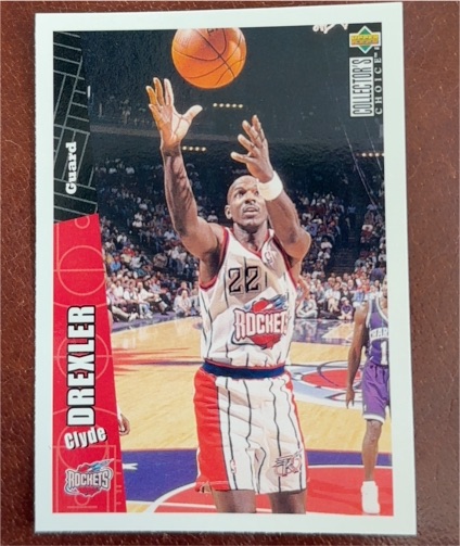 1996-97 Upper Deck Collector's Choice #249 Clyde Drexler — front