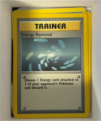 1999 Pokémon Base Set #92 Energy Removal — front
