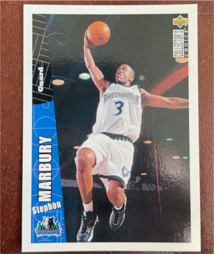1996-97 Upper Deck Collector's Choice #281 Stephon Marbury — front