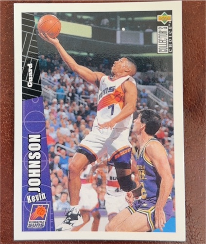 1996-97 Upper Deck Collector's Choice #307 Kevin Johnson — front