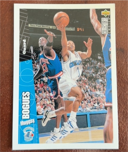 1996-97 Upper Deck Collector's Choice #18 Muggsy Bogues — front