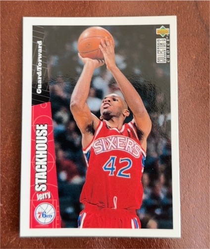 1996-97 Upper Deck Collector's Choice #122 Jerry Stackhouse — front