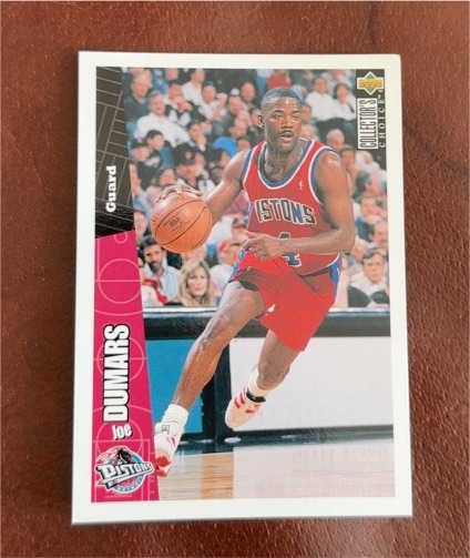 1996-97 Upper Deck Collector's Choice #47 Joe Dumars — front