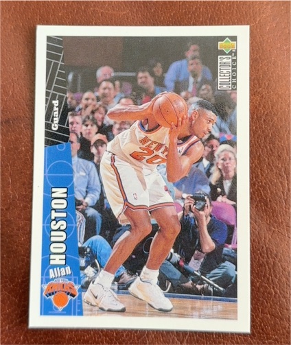 1996-97 Upper Deck Collector's Choice #LA1 Allan Houston — front