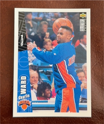 1996-97 Upper Deck Collector's Choice #296 Charlie Ward — front