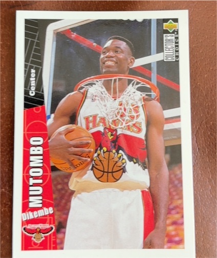 1996-97 Upper Deck Collector's Choice #205 Dikembe Mutombo — front