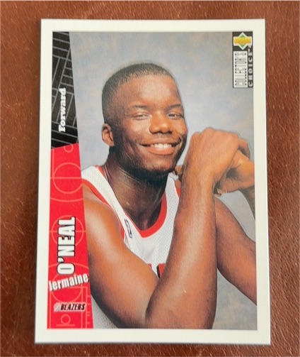 1996-97 Upper Deck Collector's Choice #315 Jermaine O'Neal — front