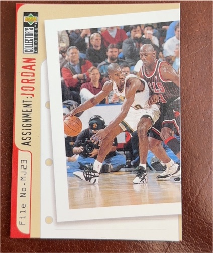 1996-97 Upper Deck Collector's Choice #366 Assignment Jordan Michael Jordan — front